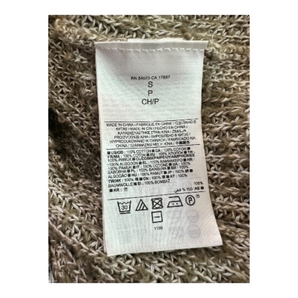 🧥 EUC BANANA REPUBLIC Women’s Olive Heather Drapey Pocket Long Cardigan | Size - Picture 7 of 9